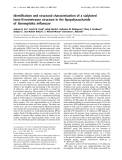 Báo cáo khoa học:  Identiﬁcation and structural characterization of a sialylated lacto-N-neotetraose structure in the lipopolysaccharide of Haemophilus inﬂuenzae