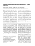 Báo cáo khoa học:  Substrate recognition and ®delity of strand joining by an archaeal DNA ligase