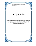 LUẬN VĂN: Một số biện pháp nhằm nâng cao hiệu quả sử dụng nguồn nhân lực tại Công ty Cổ phần Giầy Phúc Yên