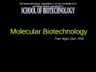 Molecular Biotechnology-Lession 1