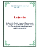 Luận văn đề tài : Tổ chức công tác kế toán doanh thu, chi phí và xác định kết quả kinh doanh tại Công ty cổ phần cung ứng và dịch vụ kỹ thuật hàng hải