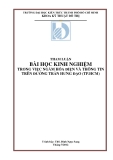 BÀI HỌC KINH NGHIỆM TRONG VIỆC NGẦM HÓA ĐIỆN VÀ THÔNG TIN TRÊN ĐƯỜNG TRẦN HƯNG ĐẠO (TP.HCM)