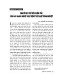 Báo cáo "Bàn về quy chế điều chỉnh vốn của các doanh nghiệp hoạt động theo Luật doanh nghiệp "