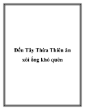 Đến Tây Thừa Thiên ăn xôi ống khó quên