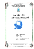 BÀI TẬP LỚN KỸ THUẬT XUNG SỐ