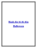 Bánh dẻo bí đỏ đón Halloween