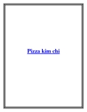 Pizza kim chi