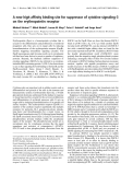 Báo cáo Y học: A new high afﬁnity binding site for suppressor of cytokine signaling-3 on the erythropoietin receptor