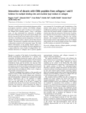 Báo cáo Y học: Interaction of decorin with CNBr peptides from collagens I and II Evidence for multiple binding sites and essential lysyl residues in collagen