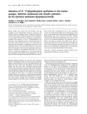 Báo cáo Y học: Induction of (2¢)5¢)oligoadenylate synthetase in the marine sponges Suberites domuncula and Geodia cydonium by the bacterial endotoxin lipopolysaccharide