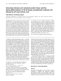 Báo cáo Y học:  Interaction between p21-activated protein kinase and Rac during differentiation of HL-60 human promyelocytic leukemia cell induced by all-trans-retinoic acid