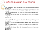 Bài giảng HIỆN TRẠNG RÁC THẢI TP.HCM