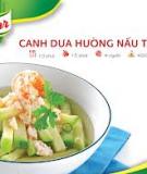 Canh dưa hường nấu tôm