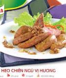 Gan heo chiên ngũ vị hương