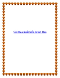 Cải thảo muối kiểu người Hoa