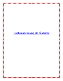 Canh măng móng giò bổ dưỡng