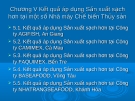 Chương V: Kết quả áp dụng Sản xuất sạch hơn tại một số Nhà máy Chế biến Thủy sản