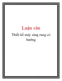 Đồ án: Thiết kế máy sàng rung có hướng