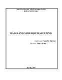 Bài giảng Sinh học đại cương - Nguyễn Thi Hòa