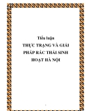 Tiểu luận THỰC TRẠNG VÀ GIẢI PHÁP RÁC THẢI SINH HOẠT HÀ NỘI