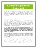 Khi viêm họng chữa mãi không khỏi