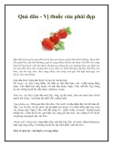 Quả dâu - Vị thuốc của phái đẹp