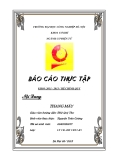Báo cáo thực tập thang máy