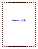 Rượu vang trị SARS