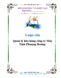 Luận văn: Quản lý kho hàng công ty Máy Tính Phượng Hoàng