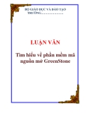  LUẬN VĂN: Tìm hiểu về phần mềm mã nguồn mở GreenStone