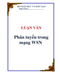  LUẬN VĂN:  Phân tuyến trong mạng WSN