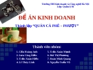 Thành lập “QUÁN CÀ PHÊ – PHƯỢT”