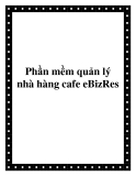 Phần mềm quản lý nhà hàng cafe eBizRes