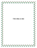 Chú chim sẻ nhỏ