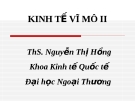 KINH TẾ VĨ MÔ II