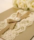 Chất liệu ren quyến rũ cho ngày cưới