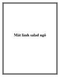 Mát lành salad ngô