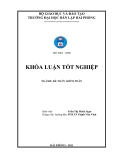 Luận văn kế toán mẫu :Hoàn thiện công tác kế toán doanh thu, chi phí và xác định kết quả kinh doanh tại Công ty cổ phần vận tải và dịch vụ điện lực