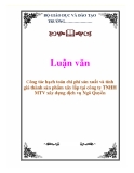  Luận văn: Công tác hạch toán chi phí sản xuất và tính giá thành sản phẩm xây lắp tại công ty TNHH MTV xây dựng dịch vụ Ngô Quyền