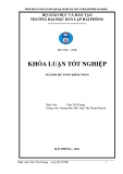 Luận văn kế toán :  Hoàn thiện công tác kế toán tập hợp chi phí sản xuất và tính giá thành sản phẩm tại công ty cổ phần nhựa Thiếu niên Tiền phong