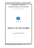 Luận văn mẫu : Hoàn thiện công tác kế toán doanh thu, chi phí và xác định kết quả kinh doanh tại Công ty TNHH Thƣơng mại Dịch vụ Nam Cƣờng