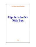 Tập thơ văn đền Kiếp Bạc