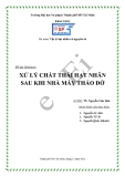 XỬ LÝ CHẤT THẢI HẠT NHÂN SAU KHI NHÀ MÁY THÁO DỞ