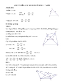 CHUYÊN ĐỀ 6 - CÁC BÀI TOÁN VỀ ĐỊNH LÍ TA-LÉT