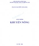 GIÁO TRÌNH KHUYẾN NÔNG - PGS.TS. NGUYỄN VĂN LONG