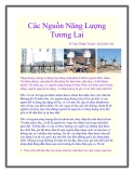 Các Nguồn Năng Lượng Tương Lai