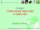 CÔNG NGHỆ SINH HỌC VI SINH VẬT