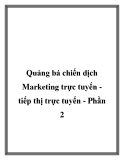 Quảng bá chiến dịch Marketing trực tuyến tiếp thị trực tuyến - Phần 2