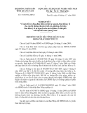 HỘI ĐỒNG NHÂN DÂN TỈNH QUẢNG NAM Số: 155/2009/NQ-HĐND