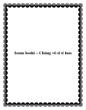 Issun boshi – Chàng võ sĩ tí hon